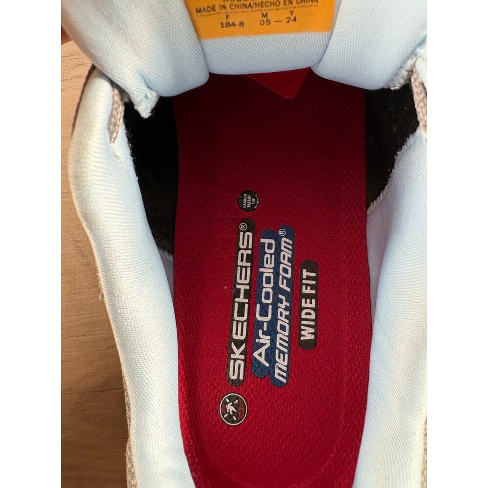 Skechers Trego Gray Blue Comp Toe Safety Shoes Women's Size 7.5 EU 37.5 NWOB‎ - Picture 8 of 9